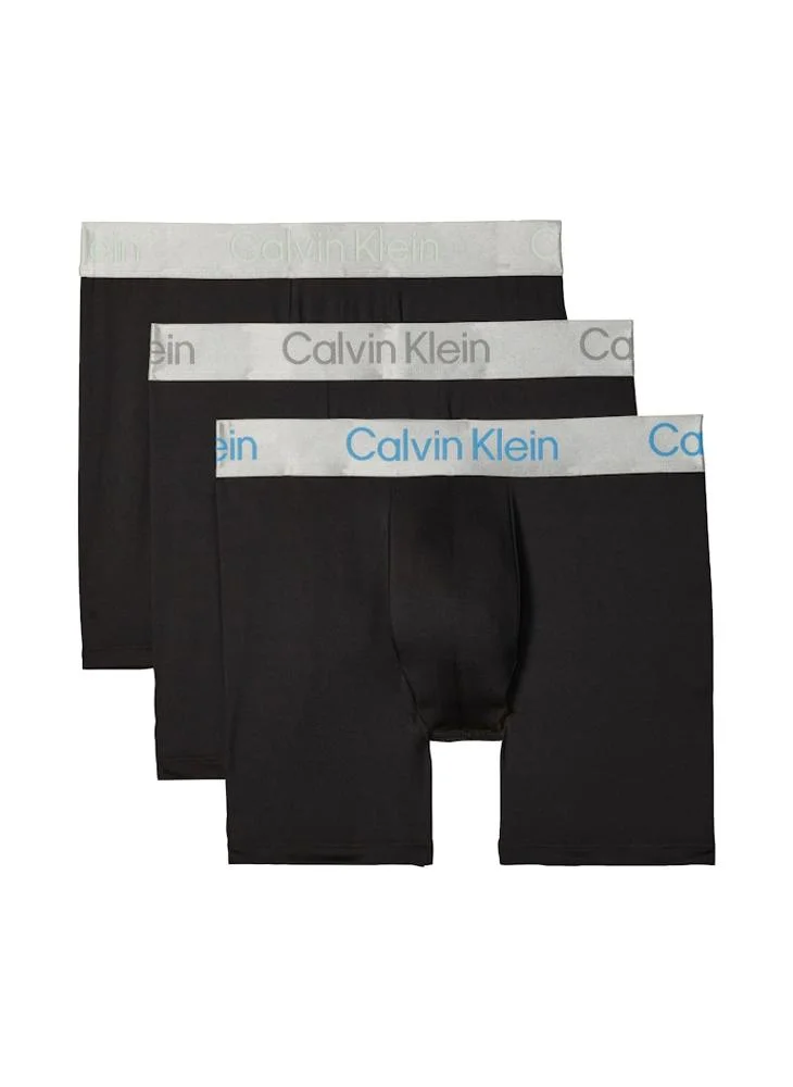 CALVIN KLEIN 3 Pack Boxer Briefs - Micro Stretch